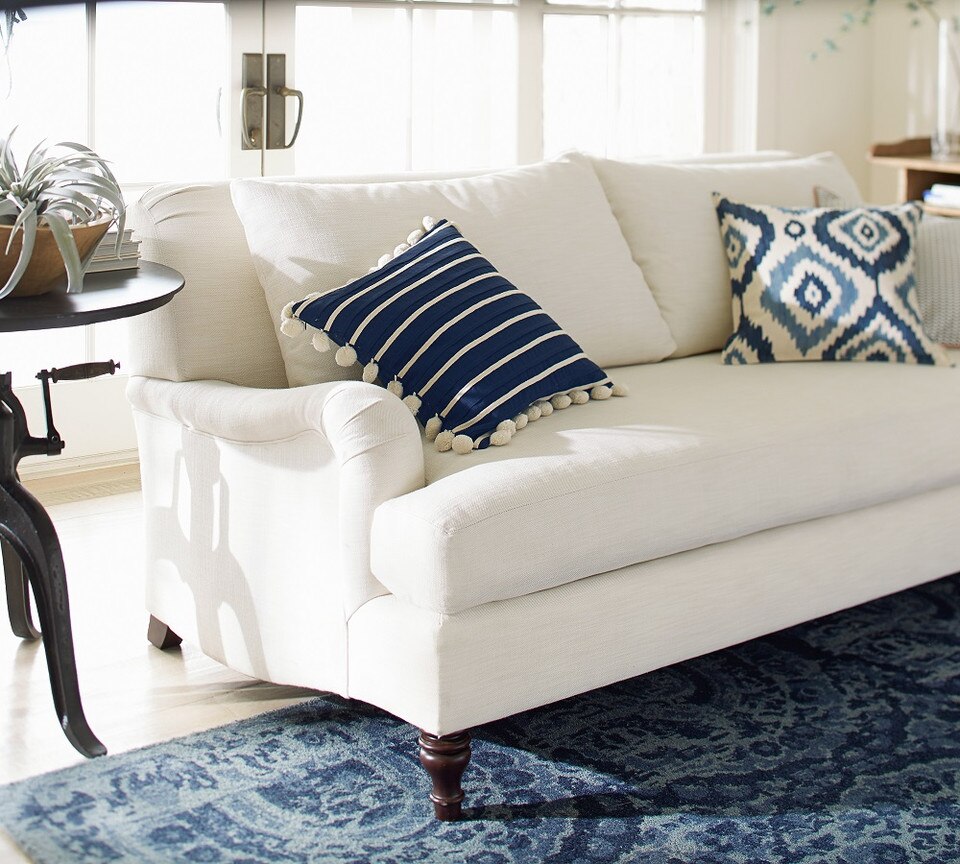 Carlisle Upholstered Sofa (203 230 cm) Pottery Barn Australia